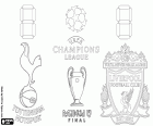 Tottenham a Liverpool, finał UEFA Champions League 2018-2019, Estadio Metropolitano, Madryt, Hiszpania, 1 czerwca 2019 r.