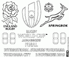 Anglia przeciwko Republice Południowej Afryki, Red Roses vs Springboks jest finał 2019 Mistrzostwa świata w rugby, które będą rozgrywane w listopadzie 2, 2019 na międzynarodowym Stadium Yokohama, Yokohama City, Prefektura Kanagawa, Japonia