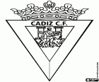 Logo Cádiz Club de Fútbol, podmiotu założonego w 1920 roku w Kadyksie, Andaluzja