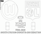 Finał Ligi Mistrzów UEFA kobiet 2019-20 pomiędzy VfL Wolfsburg a Olympique Lyon, 30 sierpnia 2020, Stadion Anoeta, Donostia - San Sebastián, Kraj Basków, Hiszpania