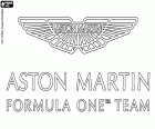 Logo zespołu wyścigowego F1, Aston Martin Formula One Team