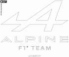 Logo zespołu Formuły 1, Alpine F1 Team