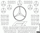 Mercedes mistrzem FiA Constructors' Championship 2021, ósmego z rzędu tytułu