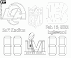 Super Bowl LVI zmierzy się z Los Angeles Rams i Cincinnati Bengals na SoFi Stadium w Inglewood w Kalifornii 13 lutego 2022 roku. Po raz drugi z rzędu drużyna zagra Super Bowl na własnym stadionie