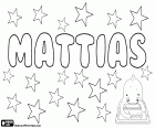 Mattias, imię dla chłopca w kilku językach, takich jak szwedzki, estoński, duński, norweski i niemiecki. Mattias, wraz z jego wariantami Matthias, Mathias, Matias, nazwa pochodząca od tego samego greckiego imienia pochodzenia biblijnego