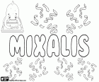 Mixalis, greckie imię chłopca, wariant Michalis, Michaił, Mihail, Mihalis, pochodzące od hebrajskiego imienia Mikha'el