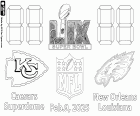 Super Bowl LIX zostanie rozegrany w niedzielę 9 lutego 2025 roku w Caesars Superdome w Nowym Orleanie w stanie Luizjana. Mecz pomiędzy Kansas City Chiefs a Philadelphia Eagles będzie powtórką finału z 2023 roku. Dla Chiefs jest to opcja, aby stać się pierwszą drużyną, która zdobędzie trzy tytuły z rzędu. Dla Orłów to zemsta za przegrany finał w 2023 roku