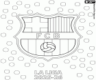 kolorowanka FC Barcelona, mistrz 2025-2026