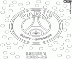 kolorowanka PSG, mistrz 2025-2026