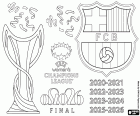 kolorowanka FC Barcelona, Liga Mistrzów 2025-2026