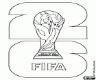 kolorowanka Logo Mistrzostw Świata FIFA 2026