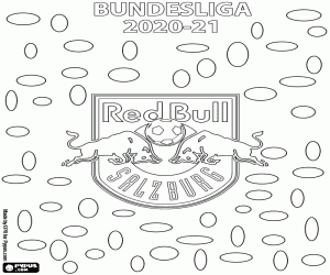 kolorowanka Red Bull Salzburg, mistrz 2020-2021