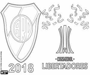 kolorowanka River Plate, mistrz Libertadores 2018