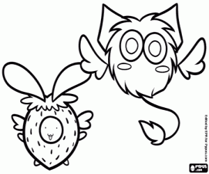 kolorowanka Roboty Masza i Ucha