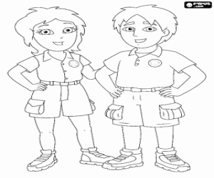 kolorowanka Rodzice Diego