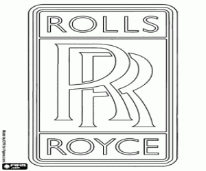 kolorowanka Rolls-Royce logo