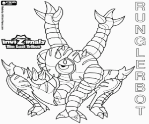 kolorowanka Runglerbot, Invizimals Zaginione Plemiona