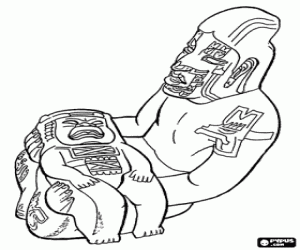 kolorowanka Rzeźba Pana Las Limas