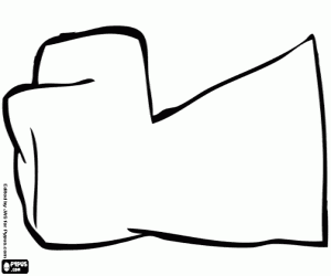 kolorowanka Rękawica nurek