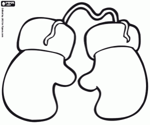 kolorowanka Rękawice Santa Claus