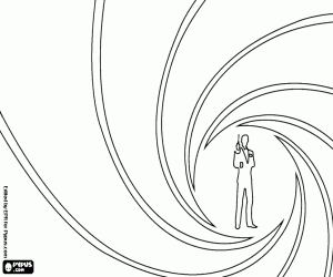 kolorowanka Sceny z filmów 007