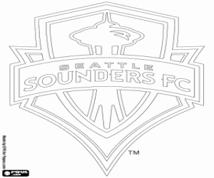 kolorowanka Seattle Sounders logo