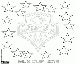 kolorowanka Seattle Sounders, mistrz MLS 2016