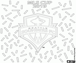 kolorowanka Seattle Sounders, MLS Cup 2019