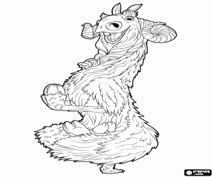 kolorowanka Shangri Llama z Geotopia