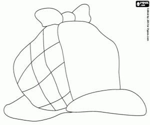 kolorowanka Sherlock Holmes kapelusz