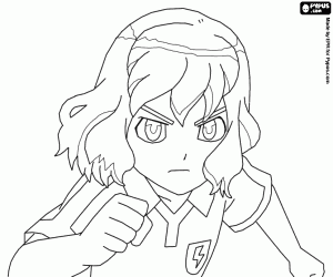 kolorowanka Shindou Inazuma Eleven Go