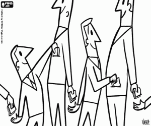 kolorowanka Sieć korupcji