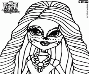 kolorowanka Skelita Calaveras, Monster High