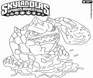 kolorowanka Skylander Eruptor