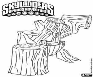 kolorowanka Skylander Stump Smash