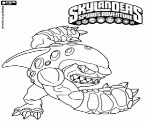 kolorowanka Skylander Terrafin bokser