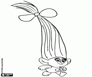 kolorowanka Smidge, małe troll