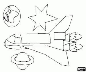 kolorowanka Space shuttle