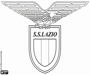 kolorowanka SS Lazio logo