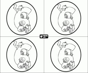 kolorowanka Strona zaproszenia sześć lat