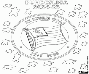 kolorowanka Sturm Graz, Bundesliga 2024-2025