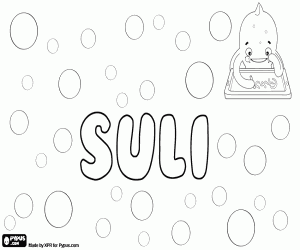 kolorowanka Suli, nazwa z różnego pochodzenia