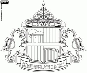 kolorowanka Sunderland logo