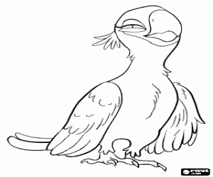 kolorowanka Szlachetne Ara Jewel