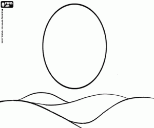 kolorowanka Słońce na wydmach pustyni