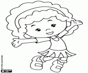 kolorowanka Tara, przyjaciółka Chloe