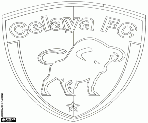 kolorowanka Tarcza z Celaya FC