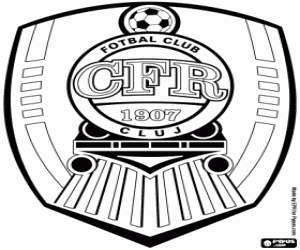 kolorowanka Tarcza CFR Cluj