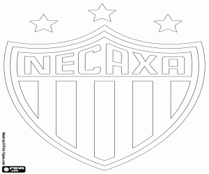 kolorowanka Tarcza z Club Necaxa