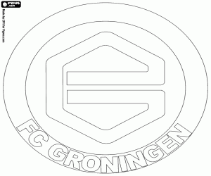 kolorowanka Tarcza z FC Groningen